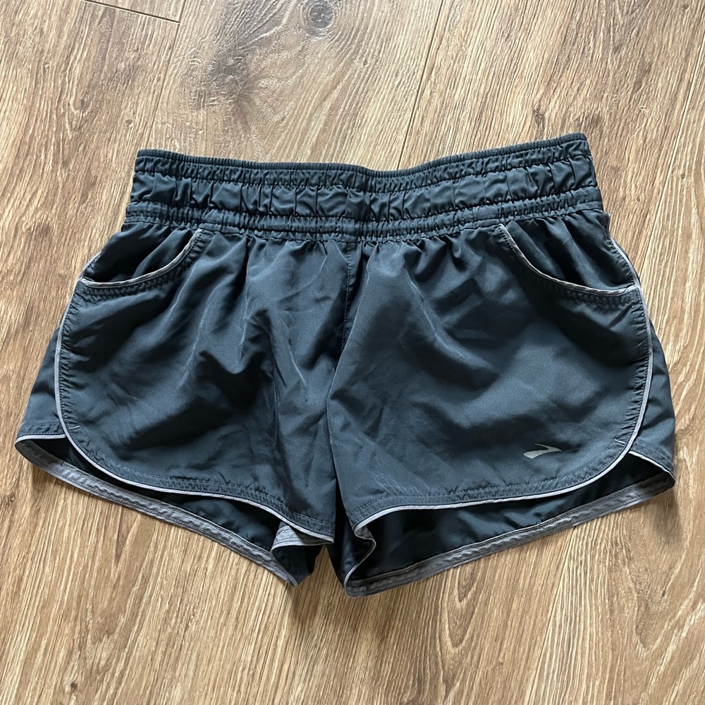 Women's Gray Brooks Running Shorts